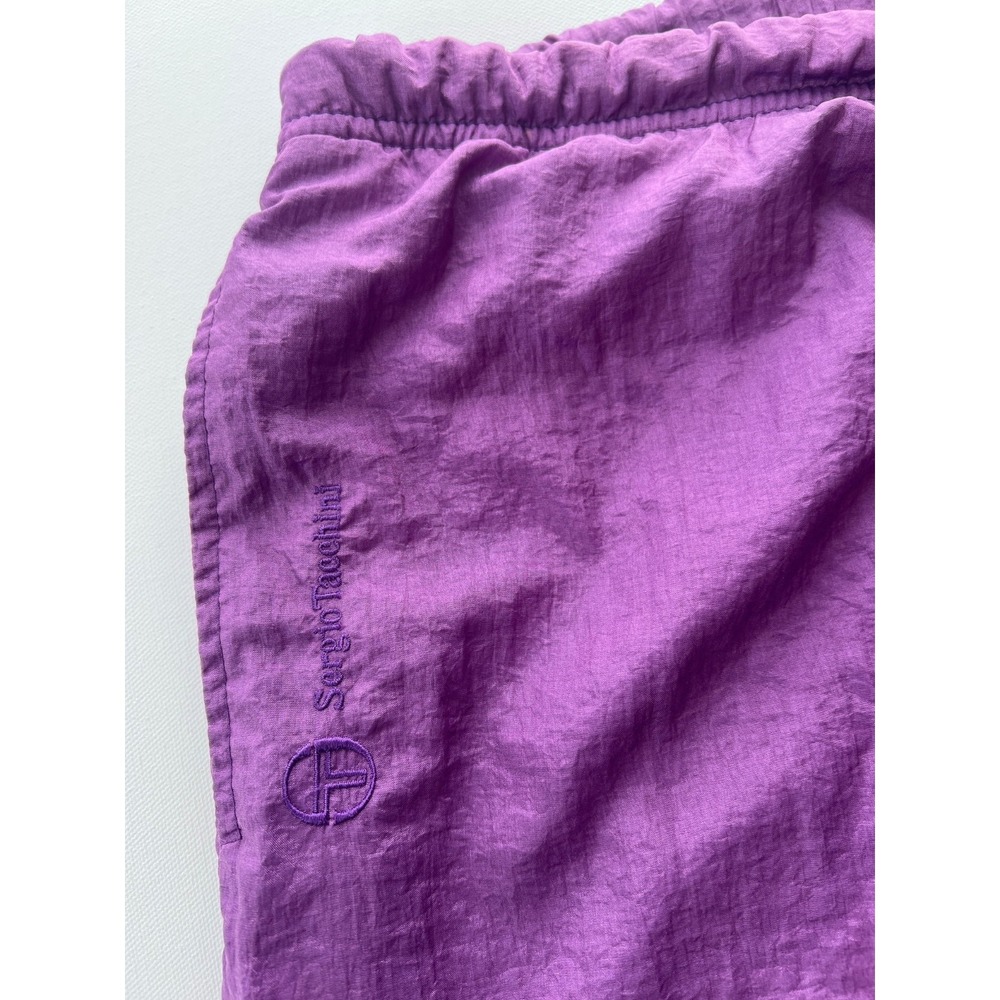 Sergio Tacchini Tracksuit Womens 8 VTG Purple Yellow Blue Y2K 90s Set Retro RARE - Picture 15 of 16